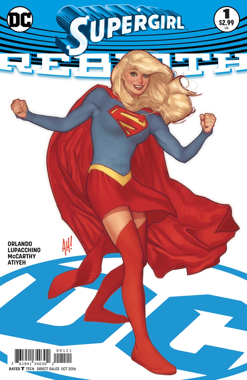 Supergirl Rebirth #1 Cover 2